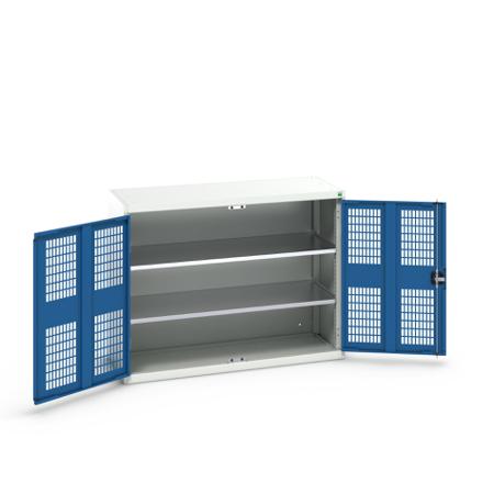 16926782.11 Bott 2 Door Sheet Steel Cupboard, 1300 x 550 x 1000mm