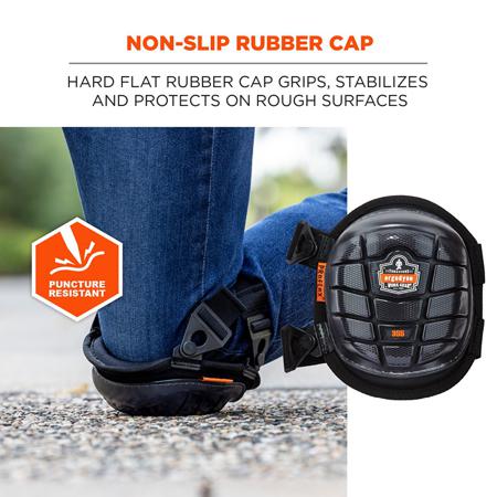 18455 Ergodyne Black Gel Knee Pad
