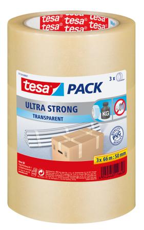 51124-00007-01 Tesa TESAPACK Transparent Packing Tape, 50mm x 66mm