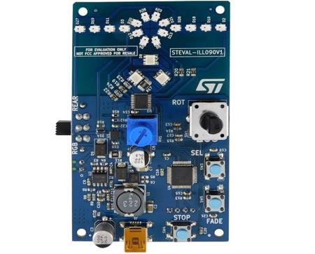 STEVAL-ILL090V1 STMicroelectronics , ST Eval Board  LED Driver Evaluation Kit for STM8 MCU. for Direct