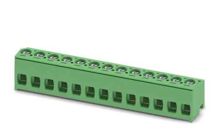 1755693 Phoenix Contact, 5mm Pitch, PT 1.5/13-PH-5.0, 13 Way, Pluggable Terminal Block, Plug, Screw Termination,