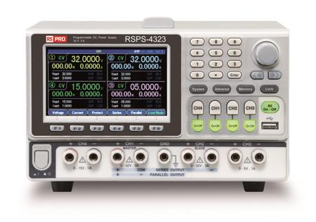 561-155 RS PRO Digital Bench Power Supply, 0 → 64V, 0 → 6A, 4-Output - UKAS Calibrated