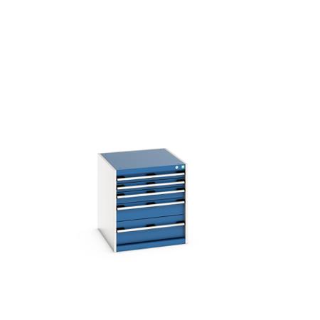 40027007-11V Bott 5 Cabinet, Steel, 700mm x 750mm x 650mm, Blue
