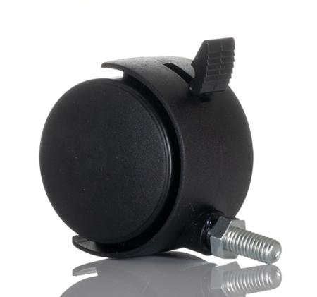 313-2734 RS Pro Stem Swivel Castors, 50kg, Nylon tyres
