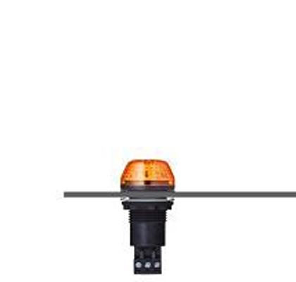 800501313 AUER Signal M22 Series Series Orange Multiple Effect Beacon, 230 → 240 V, Panel Mounted, LED Bulb, IP65