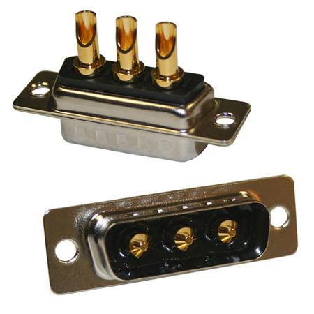 680S3W3103L401 Norcomp 680S 3 Way Panel Mount D-sub Connector Plug, 6.85mm Pitch