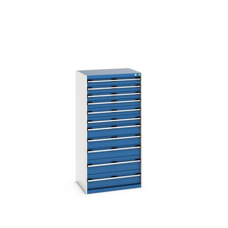40020069-11V Bott 11 Cabinet, Steel, 1600mm x 650mm x 800mm, Blue