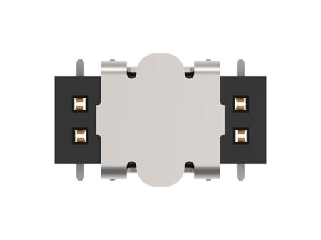 1MM-R-D04-VS-00-H-TRP TE Connectivity 1MM-R Series Vertical Board Mount PCB Socket, 8-Contact, 2-Row, 1mm Pitch, Surface Mount Termination