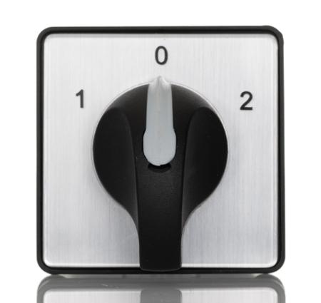 265-7681 4P 3 Position 60° Changeover Cam Switch, 500V ac, 25A, Knob Actuator