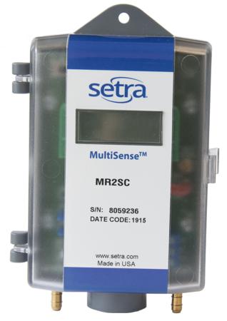 MR2SA Setra  Series Pressure Sensor, 25Pa Min, 250Pa Max, Voltage Output, Differential Reading