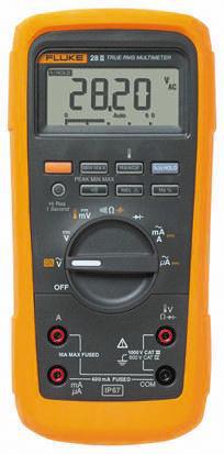 Fluke 28-II Fluke 28 Handheld Digital Multimeter, True RMS, 10A ac Max, 10A dc Max, 1000V ac Max