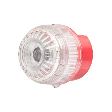 IS-B-02-05 Moflash IS B Series Clear Flashing Beacon, 16 To 28 V, Wall Mounted, LED Bulb, IP66