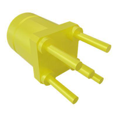 SMPM-PC-P-HG-ST-TH-1 Samtec SMPM Series, Plug Through Hole SMPM Connector, 50Ω, Solder Termination, Straight Body