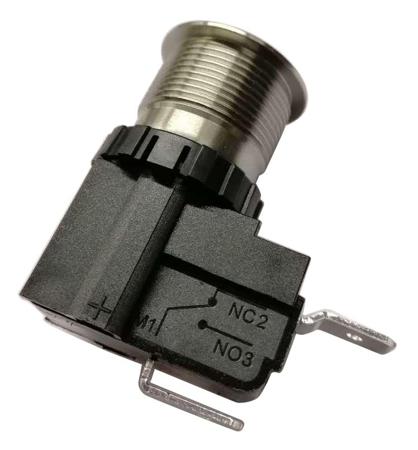 175-8062 Single Pole Single Throw (SPST) Lock Push Button Switch, IP67, 19.1 Dia.mm, Panel Mount, Power Symbol, 250 / 125V ac