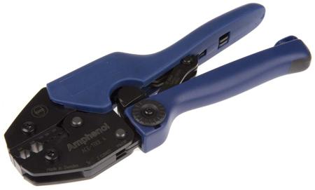 ACE-TOOL 4 Amphenol RF Hand Ratcheting Crimp Tool for BNC Connectors, TNC Connectors, UHF Connectors