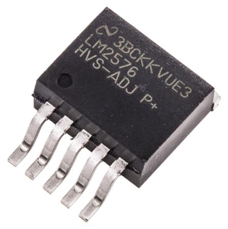 LM2576HVS-ADJ/NOPB Texas Instruments,  Step-Down Switching Regulator, 1-Channel 3A Adjustable 5-Pin, D2PAK