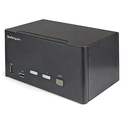 SV231TDPU34K StarTech.com 2 Port 3 USB DisplayPort KVM Switch, 3.5 mm Stereo 3480 x 2160 Maximum Resolution