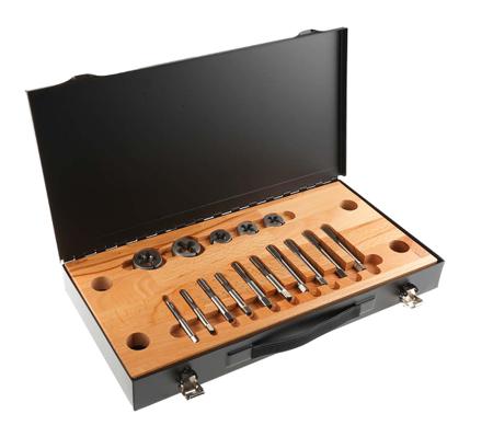 300-7492 RS PRO 14-Piece HSS Thread Tap & Die Set, 1/4 in UNF - 1/2 in UNF Taps, 1/4 in UNF - 1/2 in UNF Dies