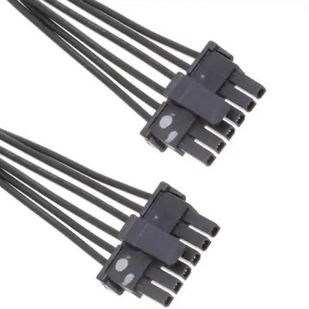 1451320601 Molex 6 Way Female Micro-Fit TPA to 6 Way Female Micro-Fit TPA Wire to Board Cable, 150mm