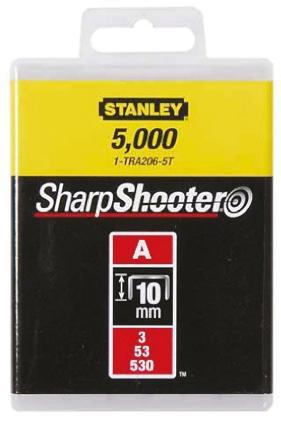 0-TRA206T Stanley 10mm Cable Staples Cable Size 12mm x 1000