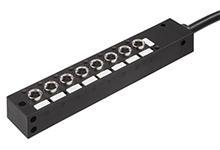 1202470012 Molex 120247 Series Sensor Box, M8, 5m cable, 3 way, 8 port