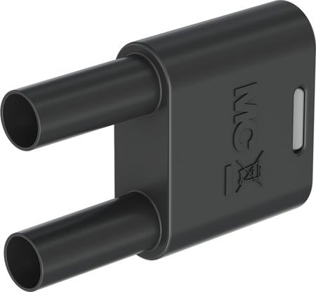 66-4010-21 Black Plug Test Plug, 32A, 1kV, Nickel Plating