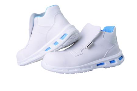 GLYCINE-IAIA111-42 AIMONT GLYCINE IAIA111 Unisex White Synthetic Material Toe Capped Safety Shoes, UK 8, EU 42