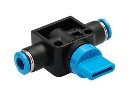 HE-3-QS-6 Festo HE Series Pneumatic Manual Control Valve, PBT