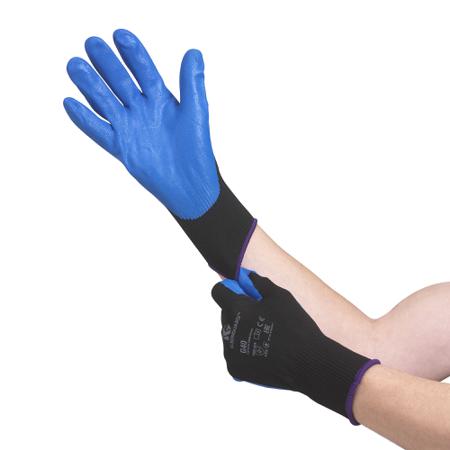 40225 Kimberly Clark Black/Blue Nitrile Abrasion Resistant, Anti-Slip, General Purpose, Good Dexterity, Tear Resistant Work