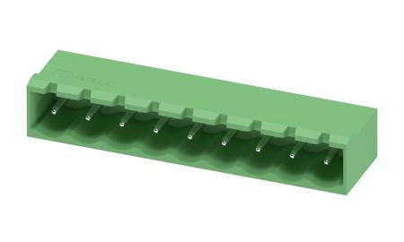 1757310 Phoenix Contact, 5.08mm Pitch, MSTBA 2.5/ 9-G-5.08, 9 Way, Right Angle, Pluggable Terminal Block, Header, Solder