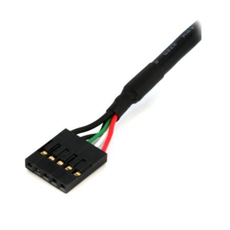 USBINT5PIN24 StarTech.com 5 Way Female 5 Pin IDC to 5 Way Female 5 Pin IDC Wire to Board Cable, 609mm