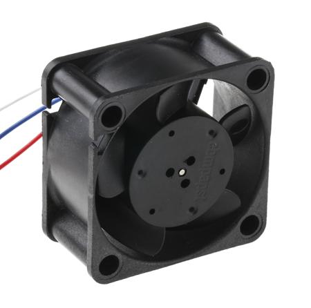 412-2-036 ebm-papst Axial Fan, 40 x 40 x 20mm, 10m³/h, 900mW, 12 V dc (400 Series)