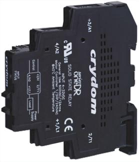 DR24D12R Sensata Crydom DR Series Solid State Interface Relay, 32 V dc Control, 12 A rms Load, DIN Rail Mount