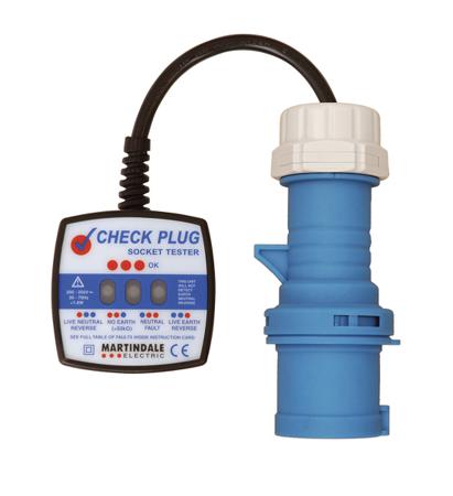 RSCP201 Martindale  Mains Socket Tester 16A 230V ac CAT III 300 V, Model CP-201