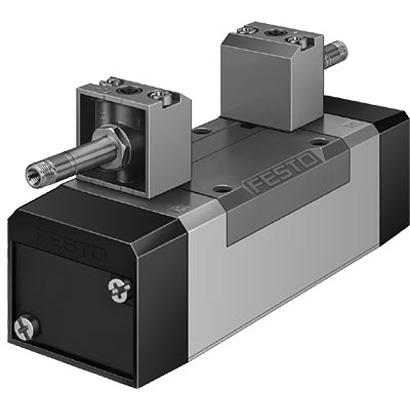 MFH-5-3E-D-2-S-C-EX Festo 5/3 Exhausted Pneumatic Solenoid/Pilot-Operated Control Valve - Electrical G 1/2 MFH Series