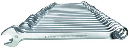 6013060 Gedore 8-Piece Combination Wrench Set, 8, 9, 10, 11, 12, 13, 14, 15, 16, 17, 18, 19, 21, 22, 23, 24, 26, 27, 30, 32 mm,