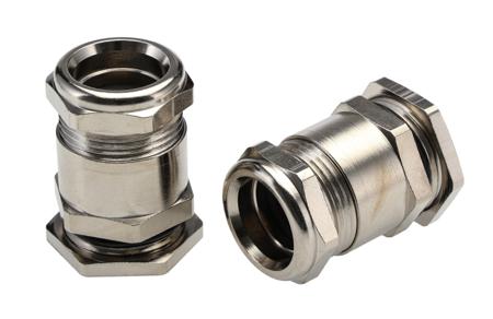 52003530+52005100 Lapp SKINDICHT Series Metallic Nickel Plated Brass Cable Gland, PG16 Thread, 8.5mm min., 10.8mm max., IP68