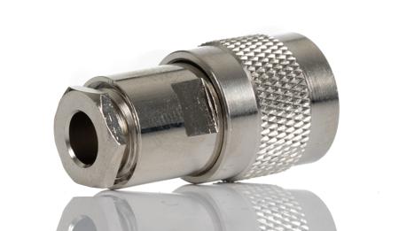 246-9481 RS PRO, Plug Cable Mount TNC Connector, 50Ω, Solder Termination, Straight Body