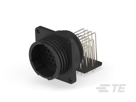 1-796387-2 TE Connectivity, AMP 24 Way Panel Mount Circular Connector PINBlack, Pin Contacts,Shell Size 23mm, Threaded Coupling