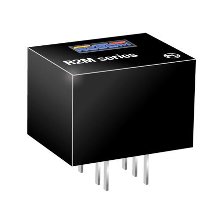 R2M-1205S Recom R2M DC-DC Converter, 5V dc/ 400mA Output, 4.5 → 18 V dc, 9 → 36 V dc, 18 → 75 V dc Input,