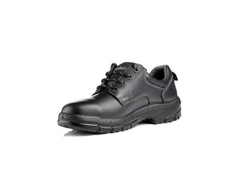 SDR16SI-09 Goliath SDR16SI Unisex Black Stainless Steel Toe Capped Safety Shoes, UK 9, EU 43