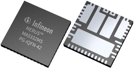 MA5332MSXUMA1 Infineon, 2-ChannelAudio200W, 42-Pin PG-IQFN-42
