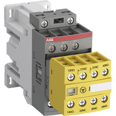 1SBL156082R3022--AFS12Z-30-22-30 ABB Jokab AFS 3 Pole Safety Contactor - 28 A, 24 V dc Coil, 3NO