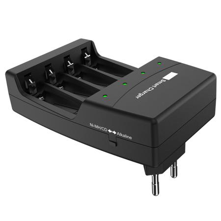 360-044 RS PRO Battery Charger For Alkaline, Ni-Cd, Ni-MH AA, AAA 4 Cell 1.48 → 1.65V 350, 100mA with AC plug