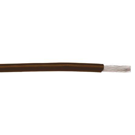 877-5471 RS Pro Brown, 100m PTFE MIL-W-16878 Hook Up Wire, 250 V 28 AWG