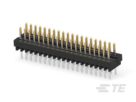 1-103916-1 TE Connectivity AMPMODU Series Vertical Board PCB Header, 40 Contact(s), 1.27 mm Pitch, 2 Row, Unshrouded