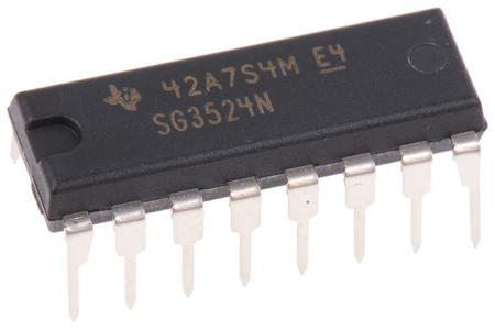 SG3524N Texas Instruments , Dual PWM Controller, 40 V, 450 kHz 16-Pin, PDIP