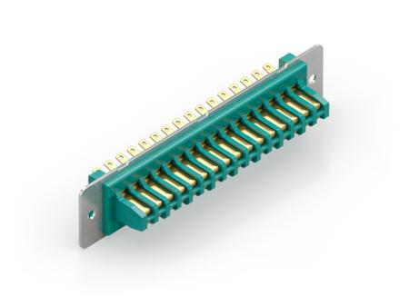 434-495 RS PRO 4.70mm Pitch Rack and Panel Connector Backplane Connector, Male, Straight, 32 Row, 32 Way