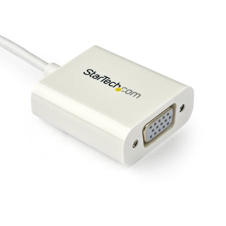 CDP2VGAW StarTech.com USB C to VGA Adapter, USB 3.1, 1 Supported Display(s) - 1920 x 1200