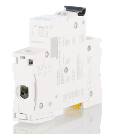 A9F54116 Schneider Electric Acti 9 iC60H MCB Mini Circuit Breaker 1P, 16 A, 10 KA, Curve C